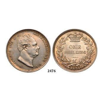 2476. Great Britain, William IV, 1830­-1837, Shilling 1834, London, Silver