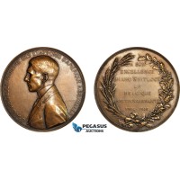 A8/575, United States, Bronze Medal 1915, by Devreese (Ø74mm, 138.5g) Brand Whitlock, United States ambassador in Belgium. UNC