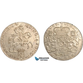 A6/186, Netherlands, Holland, Silver Rider Ducaton 1770, Silver (32.10g) Dav-4930, Some remaining lustre! EF