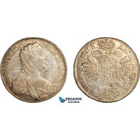 A7/41, Austria, Maria Theresia, Taler 1762, Vienna Mint, Silver (27.06 g) Dav-1112, Old toning! aEF