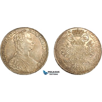 A7/46, Austria, Maria Theresia, Taler 1765 G, Günzburg Mint, Silver (28.08 g), Dav-1147, Without SC below bust, Light hairlines but yet very lustrous! EF+