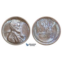 AA170, United States, Lincoln Cent 1919-D, Denver, Violet Brown AU-UNC