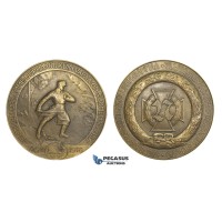 AA179, Finland & Germany, Bronze Medal 1925 (Ø72mm, 158g) by Wikstrom, Prussian Battalion 27, Civil War