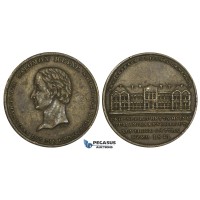 AA188, Germany & Israel, Bronze Medal 1841 (Ø23mm, 4.1g) Salomon Heine, Hospital