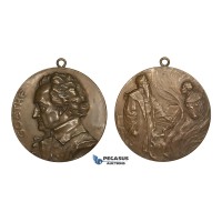 AA192, Germany, Bronze Medal 1904 (Ø60mm, 113g) by Mayer, Goethe, Mephisto & Faust 