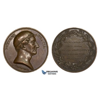AA207, Sweden, Bronze Medal 1835 (Ø49mm, 64.8g) by Lundgren, Swedish Medical Society