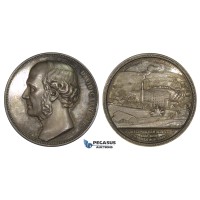 AA213, Sweden, Silver Medal 1886 (Ø48mm, 54.7g) by Ahlborn, David Carnegie, Halfsekels Mine