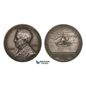 AA215, Sweden, Silver Medal 1903 (Ø31mm, 15.2g) by Lindberg, Sven Ludvig Loven, Arctic Ship