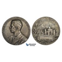 AA217, Sweden, Silver Medal 1907 (Ø46mm, 51.9g) by Kulle, Lund Industrial Exhibition