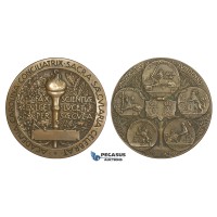 AA224, Sweden, Bronze Medal 1918 (Ø69mm, 101g) by Kulle, Lund Medicine University 400 Years