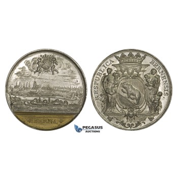 AA234, Switzerland, Tin Medal ND (c. 1800) (Ø42mm, 22g) Bern Panorama