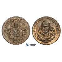 AA590, Denmark & United States, Bronze Medal ND (Ø31mm, 13.5g) Christiansborg Statue Fundraising, Rare!