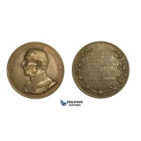 AA733, France, Bronze Medal 1906 (Ø50mm, 53.4g) by Baffier, Judaica, Conviction of General Mercier
