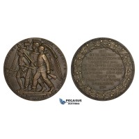 AA747, Sweden & Russia, Bronze Medal 1926 (Ø56mm, 82.6g) by Johansson, Battles of Narva, Duna, Klizow & Holocvzyn