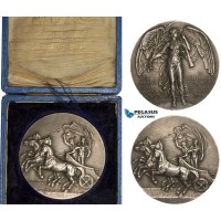 AA882, Great Britain, Silvered Bronze Medal 1908 (Ø50.7mm, 59.5g) by Mackennal for Vaughton, London Olympic Games