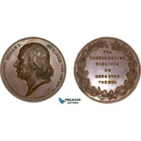 AA969, Denmark, Bronze Medal 1844 (Ø43.5mm, 46.2g) by Christensen, Micael Nielsen, Copenhagen School Director AA969, Denmark, Bronze Medal 1844 (Ø43.5mm, 46.2g) by Christensen, Micael Nielsen, Copenhagen School Director