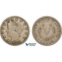 AB411-R, United States, Liberty Nickel (5C) 1883, Philadelphia, VF+