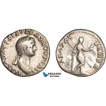 AB985, Roman Empire, Julia Titi, daughter of Titus (AD 79-89) AR Denarius (2.89g) Rome, AD 80-81, Venus, Rare!