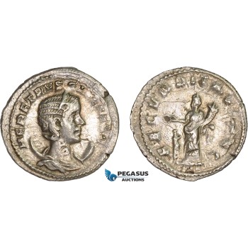 AC026, Roman Empire, Herennia Etruscilla (AD 249-251) BL Antoninian (3.18g) Rome, AD 250, Fecunditas
