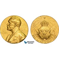 AC134, Sweden, Gold (E10=1979) (Ø26.8mm, 20.08g) Alfred Nobel, Committee for Physics