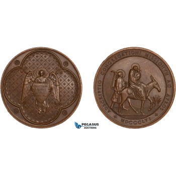 AC161, Egypt, Bronze Medal 1856 (Ø40mm, 31.5g)  Missionary Society, The Flight into Egypt