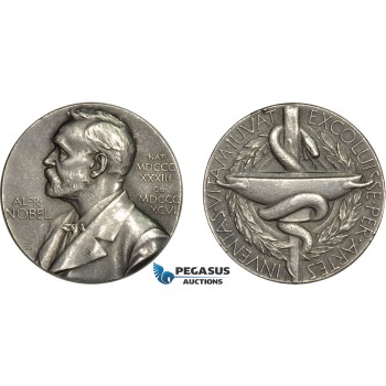 AC531, Sweden, Silver Medal 1978 (Ø26.6g, 13.0g) Alfred Nobel, Swedish Medical Society