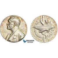 AC534, Sweden, Silver Medal 1985 (Ø26.6mm, 13.0g) Alfred Nobel, Swedish Medical Society