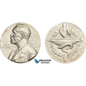 AC539, Sweden, Silver Medal 1993 (Ø26.6mm, 13.0g) Alfred Nobel, Swedish Medical Society