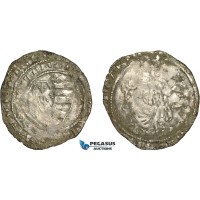 AE365, Hungary, Karl Robert, Groschen ND (1330-32) Silver (1.82g) Huszár: 443, Deposits, VF-XF