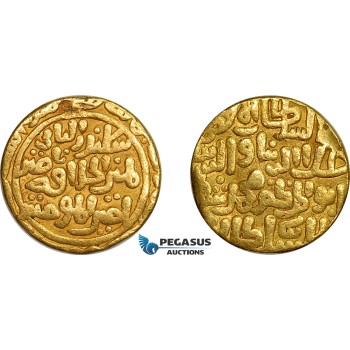 AE738, India, Sultanate of Delhi. Ala al-Din Muhammad, Tanka, Hadrat Delhi, Gold (10.30g) VF