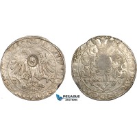 AE744, Netherlands, Holland, Taler 1569, Silver (29.17g) Countermarked "Lion" on Belgium Cambrai Taler, VF, Rare! AE744, Netherlands, Holland, Taler 1569, Silver (29.17g) Countermarked "Lion" on Belgium Cambrai Taler, VF, Rare!