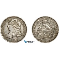 AE774, United States, Capped Bust Dime (10c) 1832, Philadelphia, Silver, XF-AU