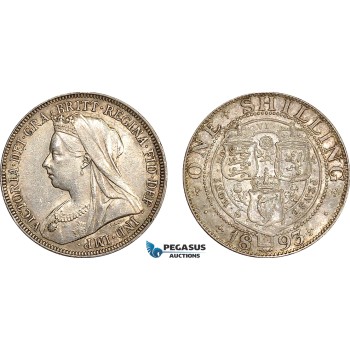 AF027, Great Britain, Victoria, Shilling 1893, London, Silver, AU-UNC
