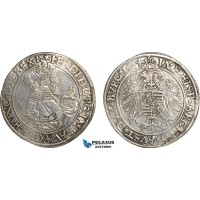 AG116, Austria, Bohemia, Ferdinand I, Guldentaler (60 Kreuzer) 1564, Joachimstal, Silver (23.99g) Tooled VF, Rare! AG116, Austria, Bohemia, Ferdinand I, Guldentaler (60 Kreuzer) 1564, Joachimstal, Silver (23.99g) Tooled VF, Rare!