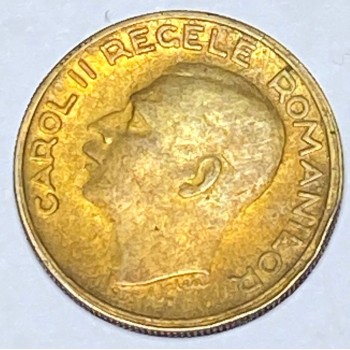 AG872, Romania, Carol II, Pattern 250 Lei 1935, Copper, UNC