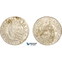 AH873, Hungary, Matthias II, Groschen 1615 NB, Nagybanya Mint, Silver