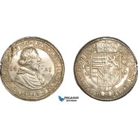 AI992, Austria, Leopold V, Taler 1621, Hall Mint, Silver, (28.73g) Dav.3328A, Lux. 36, (This piece) the only known piece with this reverse variety, RRRR!, EF