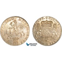AI997, Netherlands, Holland, Ducaton 1774, Silver, Dav. 1827, Delm. 1014, rare date and condition for this year, Ligthly cleaned, AU