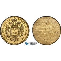 AJ118, Italy, Lombardy – Venetia, Monetary Weight for 40 Lire (Sovrano) 1854 – 1856, (11.34g) EF-UNC