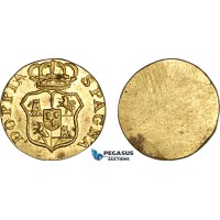 AJ124, Spain & Italy, 18th Century Monetary Weight for Doppia (Doubloon), (6.72g) EF-UNC