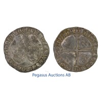 C13, Belgium, Flandern, Philip "The Good", Double Gros ND (1421-1429) Namur, Silver (4.19g) 