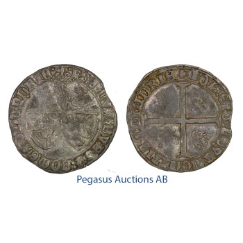 C13, Belgium, Flandern, Philip The Good, Double Gros ND (1421-1429) Namur, Silver (4.19g)