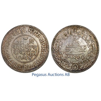 C30, India, Kutch, 5 Kori VS1955/1898, Silver
