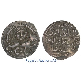 C37, Turkey, Seljuks, Rum, Kay Khusraw II, AR Dirhem (2.93g) AH639, Konya, Dark Toning!