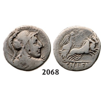 Lot: 2068. Roman Republic, Cn. Cornelius Lentulus (76-­75 BC) Denarius, Rome, Silver (3.61g)