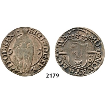 Lot: 2179. Sweden, Sigismund, 1592­-1599, 1 Öre 1595, Stockholm, Silver