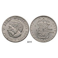 Lot: 2211. Sweden, Patterns & Trial strikes, Gustav VI Adolf, 1950­-1973, Pattern 1 Krona 1967­-U, Stockholm, Copper-­Nickel