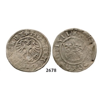 Lot: 2678. Poland, Sigismund I, 1506­-1548, ½ Groschen (Pó&#322;grosz koronny) 1511, Cracow, Silver