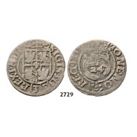 Lot: 2729. Poland, Sigismund III. Vasa, 1587­-1632, 3 Pölker (Poltorak) 1611, Bydgoszcz (Bromberg) Silver