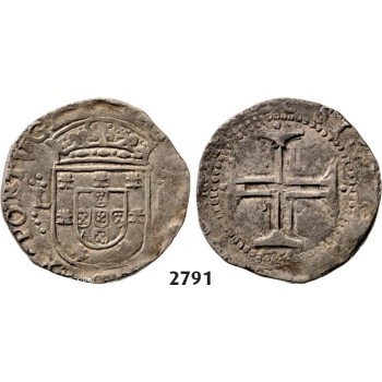 Lot: 2791. Portugal, Philip II, 1598­-1621, Tostao (100 Reis) No Date, Lisbon, Silver